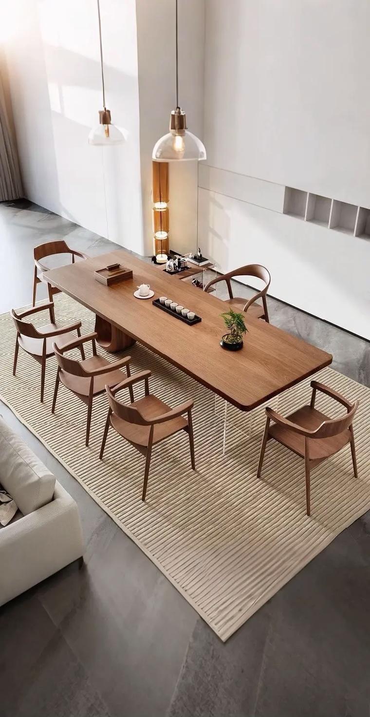 侘寂風(fēng)實木大板茶臺茶桌椅現(xiàn)代簡約辦公室家用客廳泡茶桌組合清倉